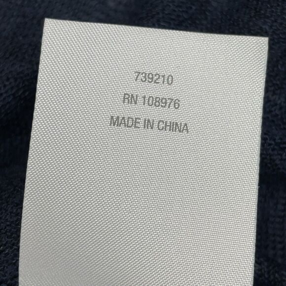 G by Giuliana Batwing Sleeve Cropped Cardigan Medium Dark Blue Academia Basic - Picture 15 of 15